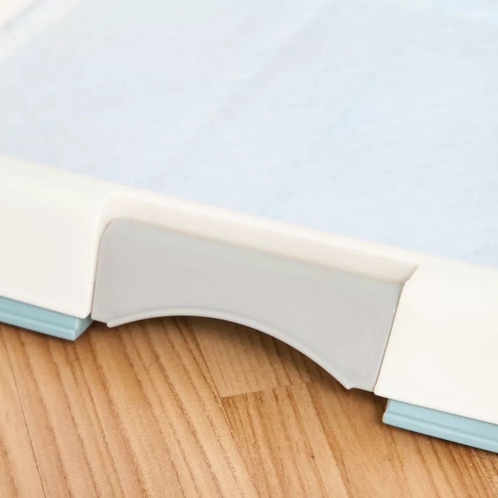 IRIS USA Neat N Dry Extra Large Pet Training Pad Holder Fits 23.5"x35.5" Blue‎ - Picture 10 of 11